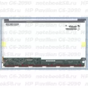 Матрица для ноутбука HP Pavilion G6-2090 (1366x768 HD) TN, 40pin, Глянцевая