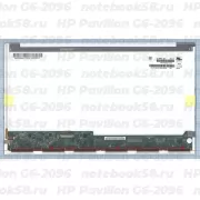 Матрица для ноутбука HP Pavilion G6-2096 (1366x768 HD) TN, 40pin, Глянцевая