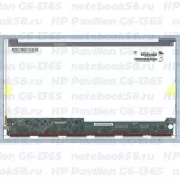 Матрица для ноутбука HP Pavilion G6-1365 (1366x768 HD) TN, 40pin, Глянцевая