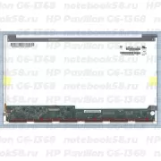 Матрица для ноутбука HP Pavilion G6-1368 (1366x768 HD) TN, 40pin, Глянцевая