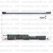 Матрица для ноутбука HP Pavilion G6-2096 (1366x768 HD) TN, 40pin, Глянцевая