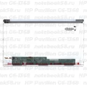 Матрица для ноутбука HP Pavilion G6-1368 (1366x768 HD) TN, 40pin, Глянцевая