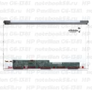 Матрица для ноутбука HP Pavilion G6-1381 (1366x768 HD) TN, 40pin, Глянцевая
