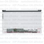 Матрица для ноутбука HP Pavilion G6-2345sr (1366x768 HD) TN, 40pin, Матовая