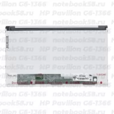 Матрица для ноутбука HP Pavilion G6-1366 (1366x768 HD) TN, 40pin, Матовая