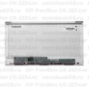 Матрица для ноутбука HP Pavilion G6-2234nr (1366x768 HD) TN, 40pin, Глянцевая