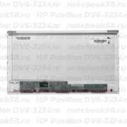 Матрица для ноутбука HP Pavilion DV6-3234nr (1366x768 HD) TN, 40pin, Глянцевая
