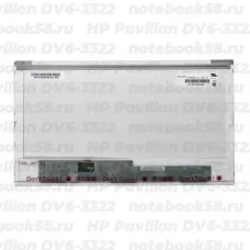 Матрица для ноутбука HP Pavilion DV6-3322 (1366x768 HD) TN, 40pin, Глянцевая