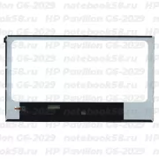 Матрица для ноутбука HP Pavilion G6-2029 (1366x768 HD) TN, 40pin, Глянцевая