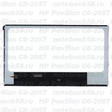 Матрица для ноутбука HP Pavilion G6-2057 (1366x768 HD) TN, 40pin, Глянцевая