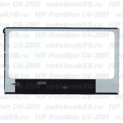 Матрица для ноутбука HP Pavilion G6-2101 (1366x768 HD) TN, 40pin, Глянцевая