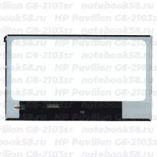 Матрица для ноутбука HP Pavilion G6-2103sr (1366x768 HD) TN, 40pin, Глянцевая