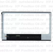Матрица для ноутбука HP Pavilion G6-2111 (1366x768 HD) TN, 40pin, Глянцевая