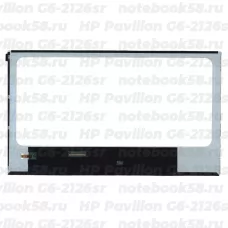 Матрица для ноутбука HP Pavilion G6-2126sr (1366x768 HD) TN, 40pin, Глянцевая