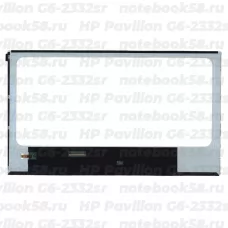 Матрица для ноутбука HP Pavilion G6-2332sr (1366x768 HD) TN, 40pin, Глянцевая