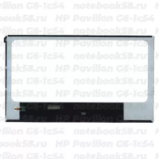Матрица для ноутбука HP Pavilion G6-1c54 (1366x768 HD) TN, 40pin, Глянцевая