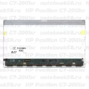 Матрица для ноутбука HP Pavilion G7-2001sr (1600x900 HD+) TN, 40pin, Матовая