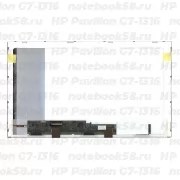 Матрица для ноутбука HP Pavilion G7-1316 (1600x900 HD+) TN, 40pin, Глянцевая