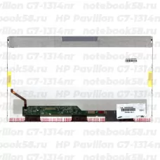 Матрица для ноутбука HP Pavilion G7-1314nr (1600x900 HD+) TN, 40pin, Глянцевая