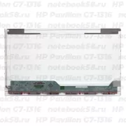 Матрица для ноутбука HP Pavilion G7-1316 (1600x900 HD+) TN, 40pin, Глянцевая