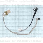 Шлейф матрицы для ноутбука HP Pavilion G7-1314nr (40pin LVDS, LED)