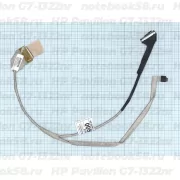 Шлейф матрицы для ноутбука HP Pavilion G7-1322nr (40pin LVDS, LED)